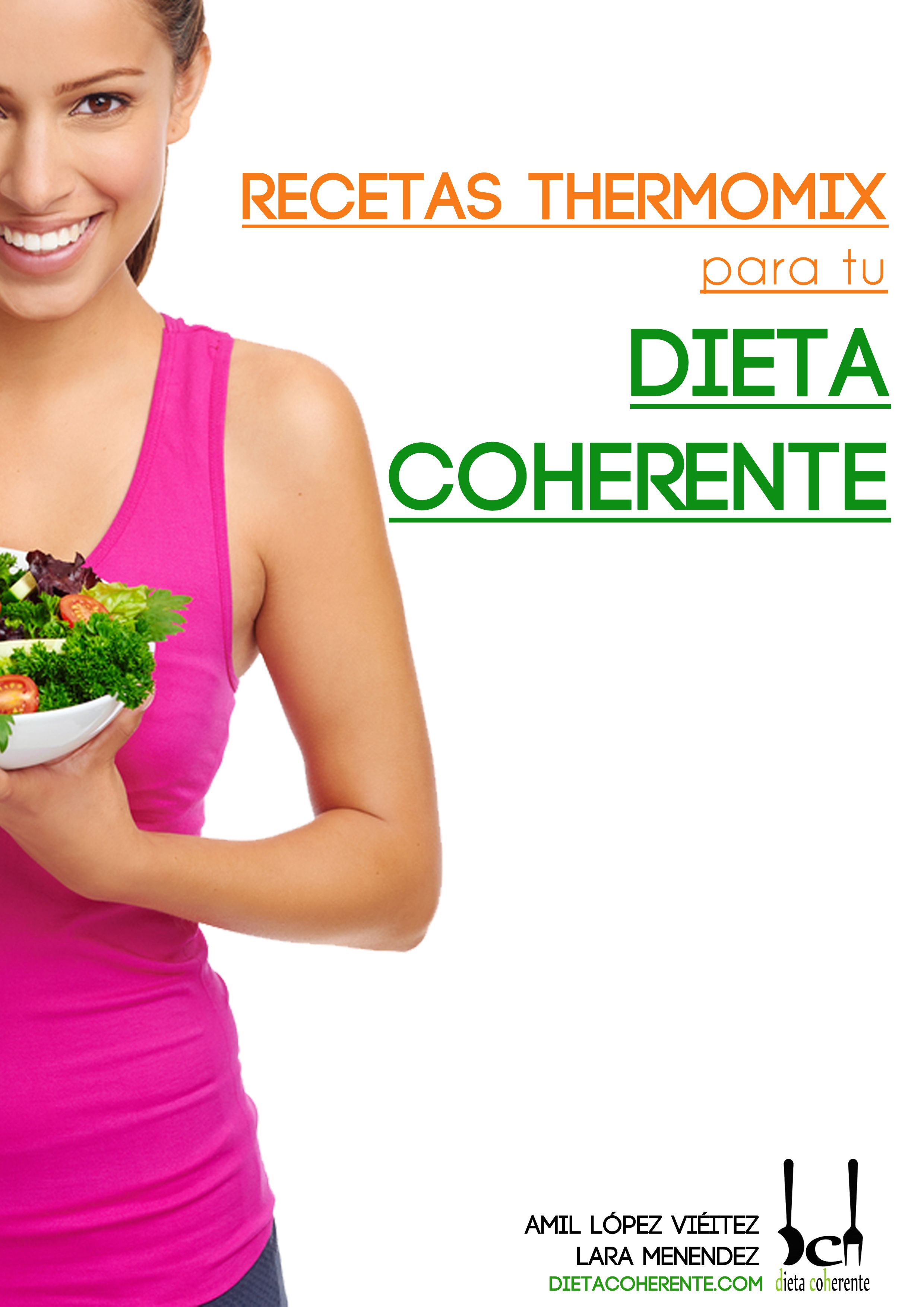 Portada ebook recetas thermomix. Libros Dieta Coherente