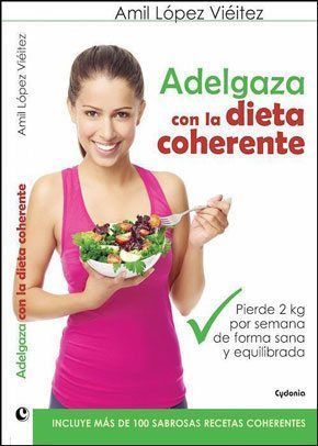 Portada libro Adelgaza con la Dieta Coherente. Libros Dieta Coherente