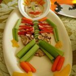 Un esqueleto para poner a la plancha en tu Halloween más sano. Dieta sana.Pimientos rellenos de Halloween, la alternativa sana. Dieta Online. Recetas fáciles para halloween.