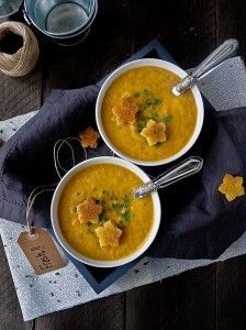 Recetas con brécol. Crema de brécol y zanahoria