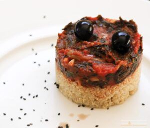 Recetas con quinoa. Quinoa a la putanesca