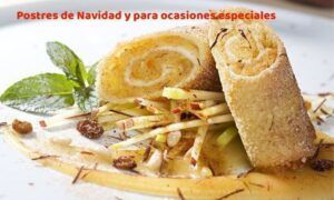 Te proponemos recetas de postres ricos y sanos para Navidad con menos calorías que los tradicionales. Rollitos con manzana Nutricionista Online en Navidad