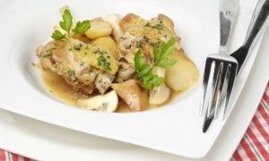 estofado de champiñones