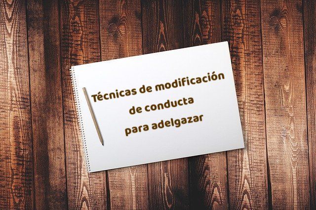 Portada Técnicas de modificación de conducta para adelgazar