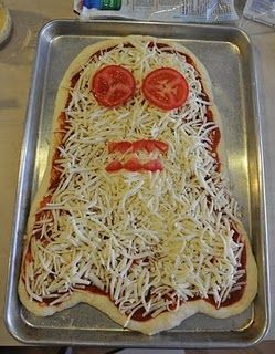 Recetas fáciles para Halloween. Pizza fantasma que no asusta tu dieta. Dieta Online