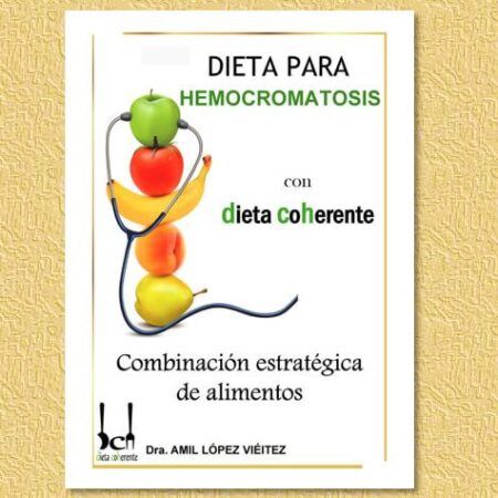 portada ebook dieta para hemocromatosis. Menús para 4 semanas creados por Nutricionistas. Nutricionistas Online