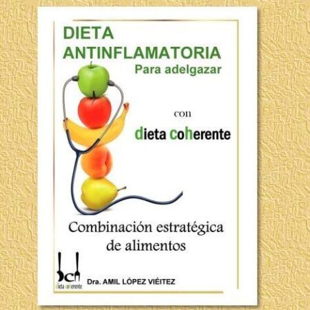 Ebook Dieta Antiinflamatoria para adelgazar. Incluye 4 semanas de menús