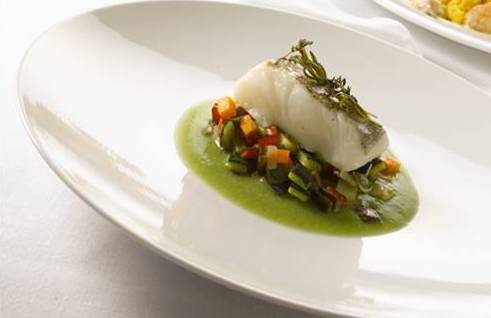 Estas recetas con algas completarán tu dieta sana y equilibrada. Bacalao en escabeche blanco y kombu