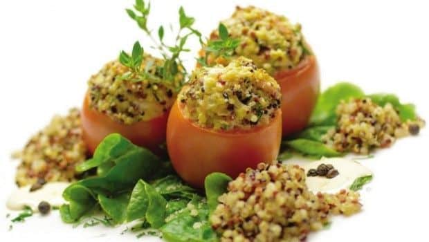Estas recetas con algas completarán tu dieta sana y equilibrada. Tomates rellenos de quinoay algas