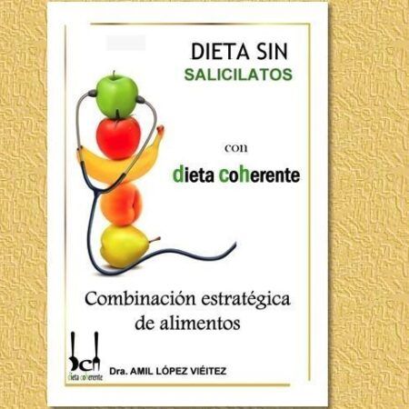 Portada ebook dieta para Intolerancia o alergia a los salicilatos. Menús para 4 semanas diseñados por nutricionistas