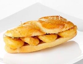 Las tapas más saludables de España. Madrid, bocadillo de calamares