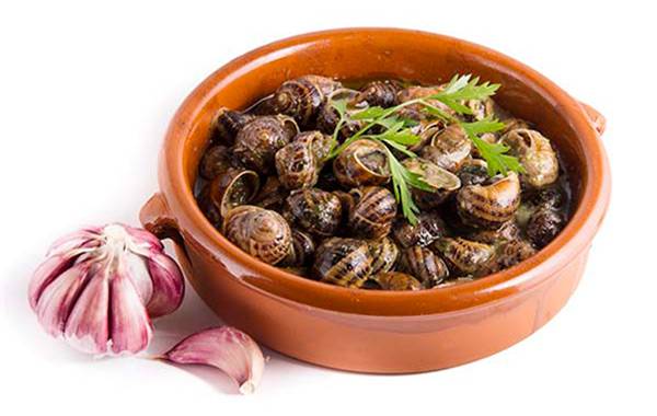 Las tapas más sanas de España. Cataluña, caracoles