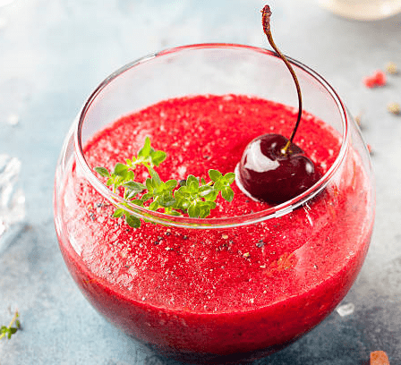 Las tapas más saludables de España. Extremadura, gazpacho de cerezas