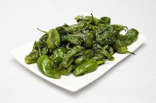 Las tapas más saludables de España. Galicia, pimientos de Padrón
