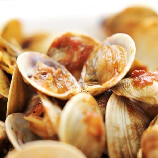 Las tapas más saludables de España. Valencia, Tellinas con tomate