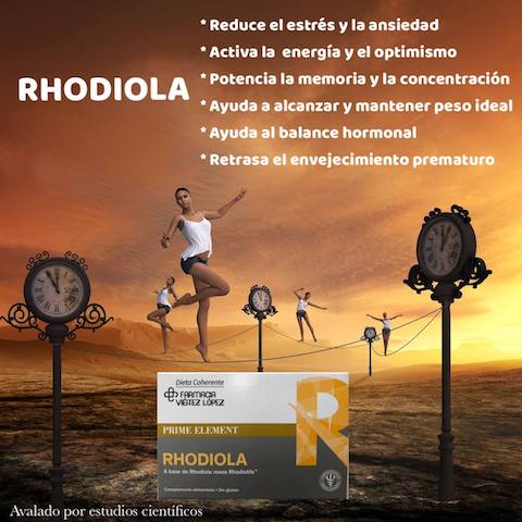 La rhodiola te ayuadrá a llrvar las actividades cotidianas con más energia.
