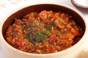 Potaje de soja texturizada. Recetas con soja texturizada