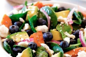 Ensalada de arándanos