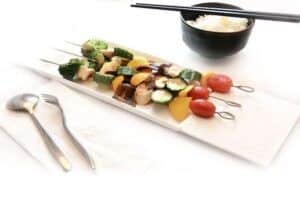 Recetas sanas para invierno. Brocheta de verduras