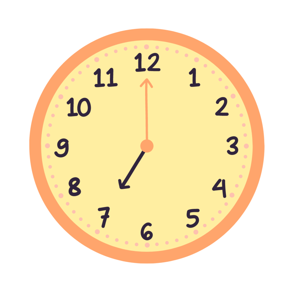 reloj naranja siéntete bien con tu cuerpo.