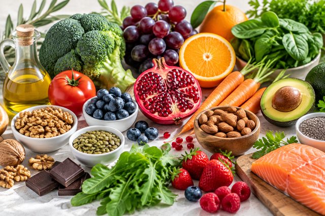 Potada alimentos antioxidantes